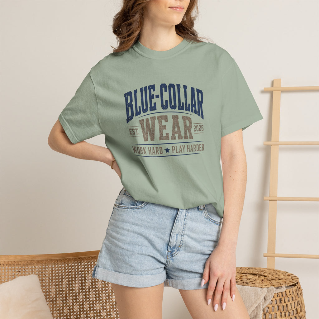Blue-Collar Wear "Lord Just Get Us Through Hell Week" Work T-Shirt