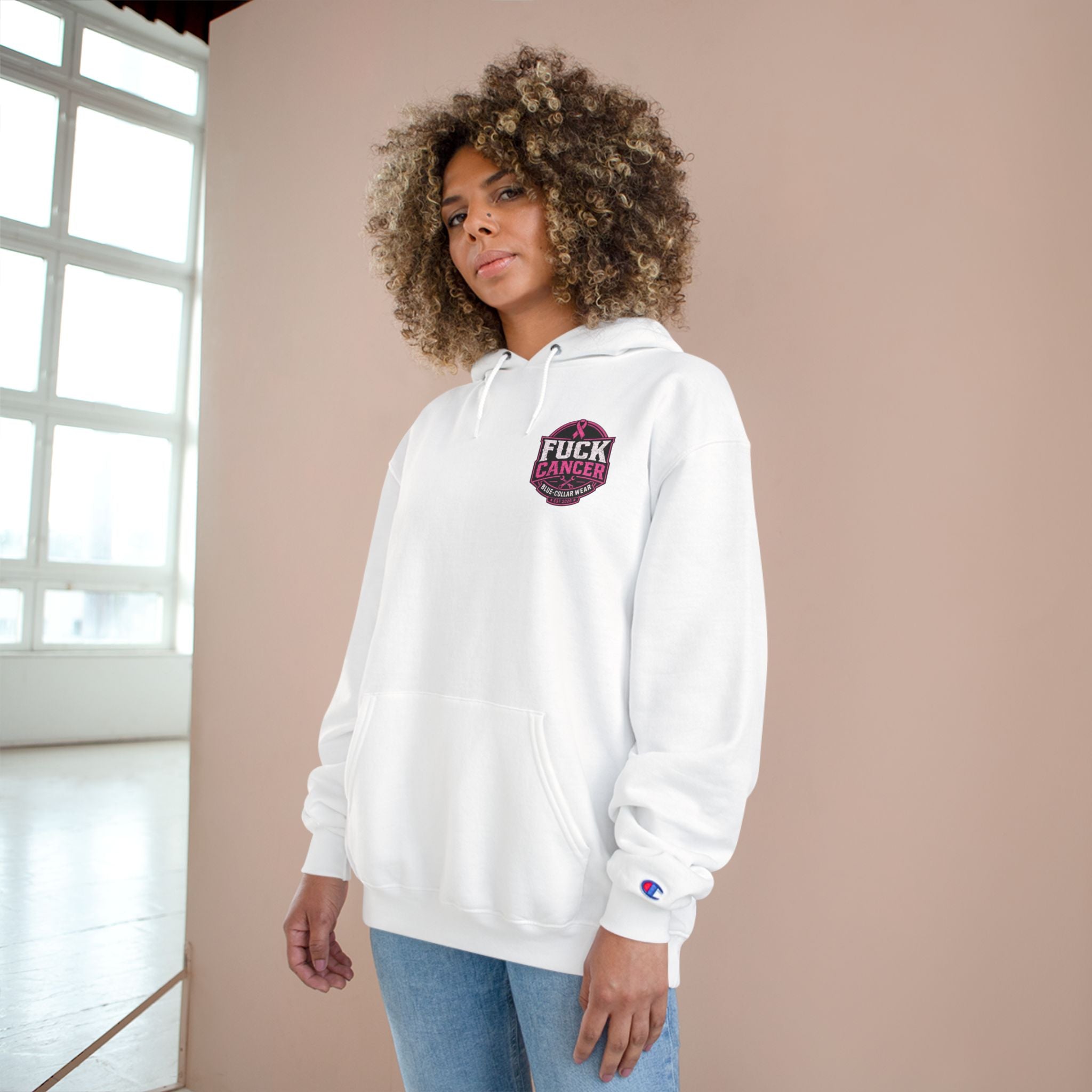 Fuck Cancer Hoodie — Pink Ribbon Awareness Champion Hoodie