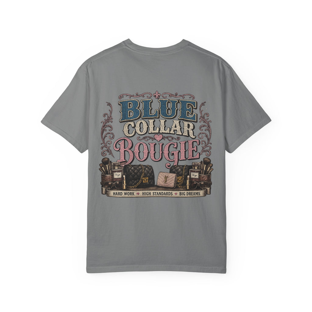 Blue Collar Bougie T-Shirt — Workwear Vintage Graphic Tee