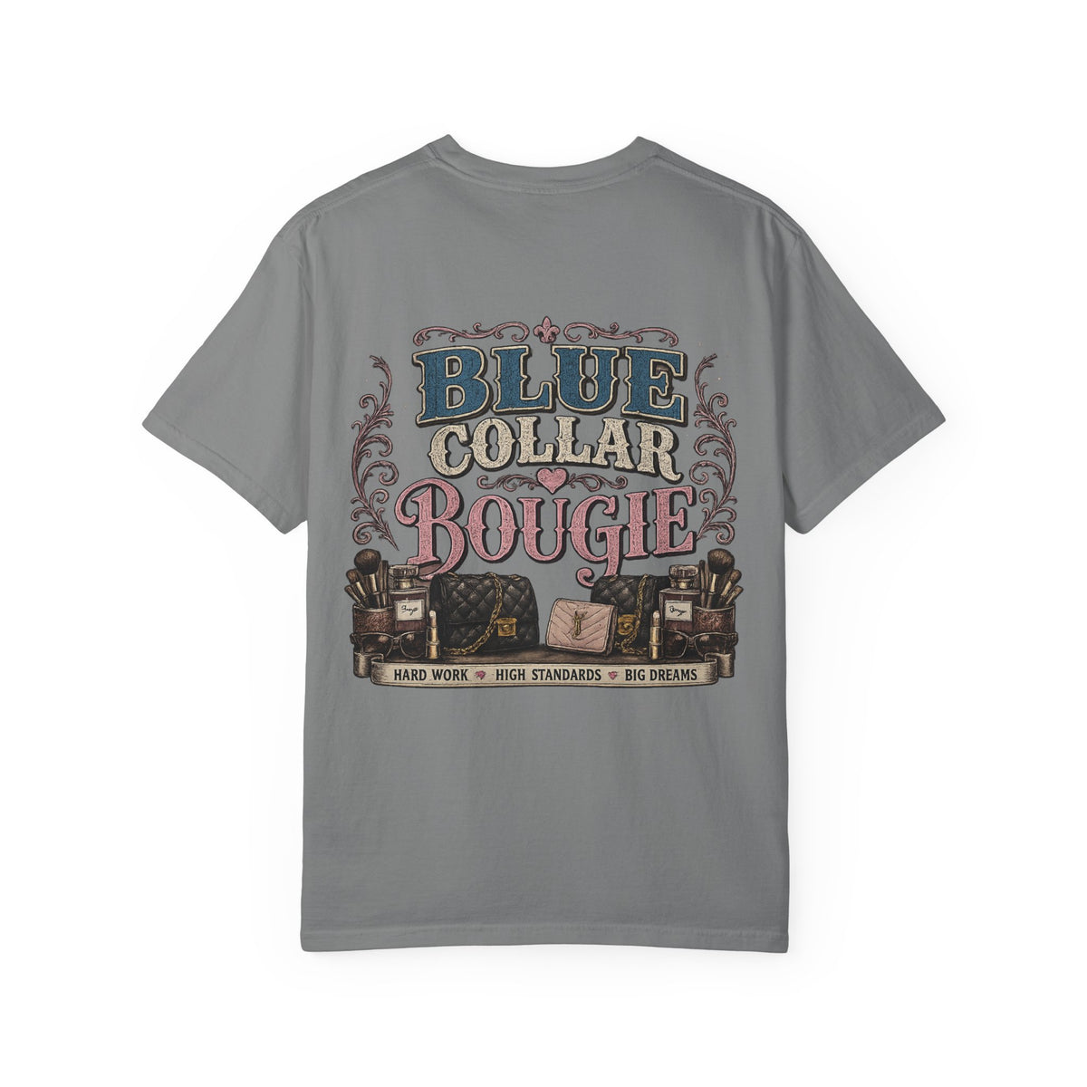 Blue Collar Bougie T-Shirt — Workwear Vintage Graphic Tee