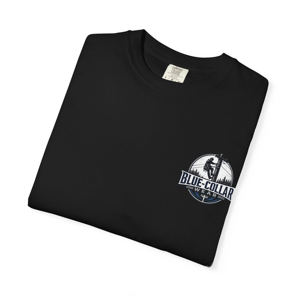 Blue-Collar Wear T-Shirt — Lineman Utility Work Tee