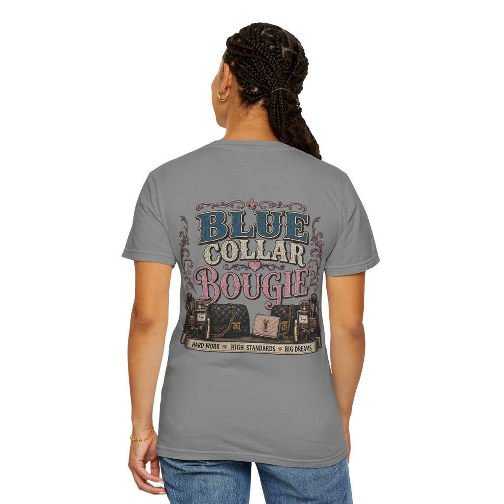 Blue Collar Bougie T-Shirt — Workwear Vintage Graphic Tee