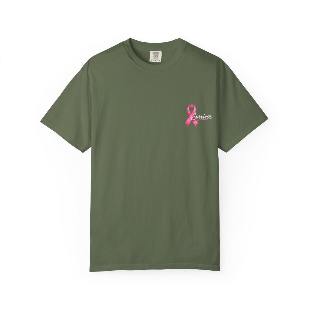 Breast Cancer Survivor T-Shirt — 'Survivor' Pink Ribbon Awareness Tee
