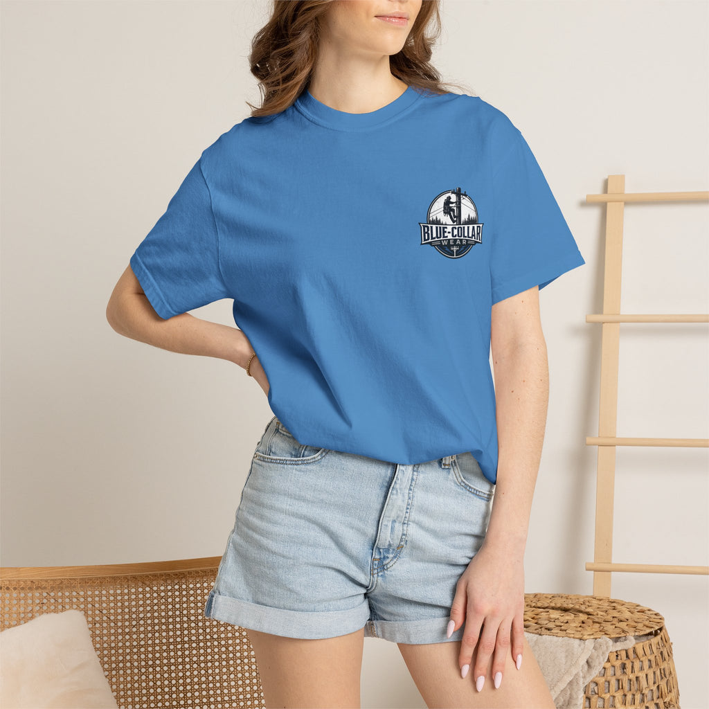 Blue-Collar Wear T-Shirt — Lineman Utility Work Tee