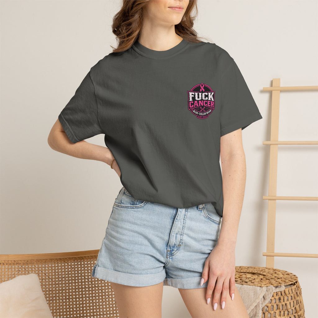 Fuck Cancer T-Shirt — Pink Ribbon Awareness Graphic Tee