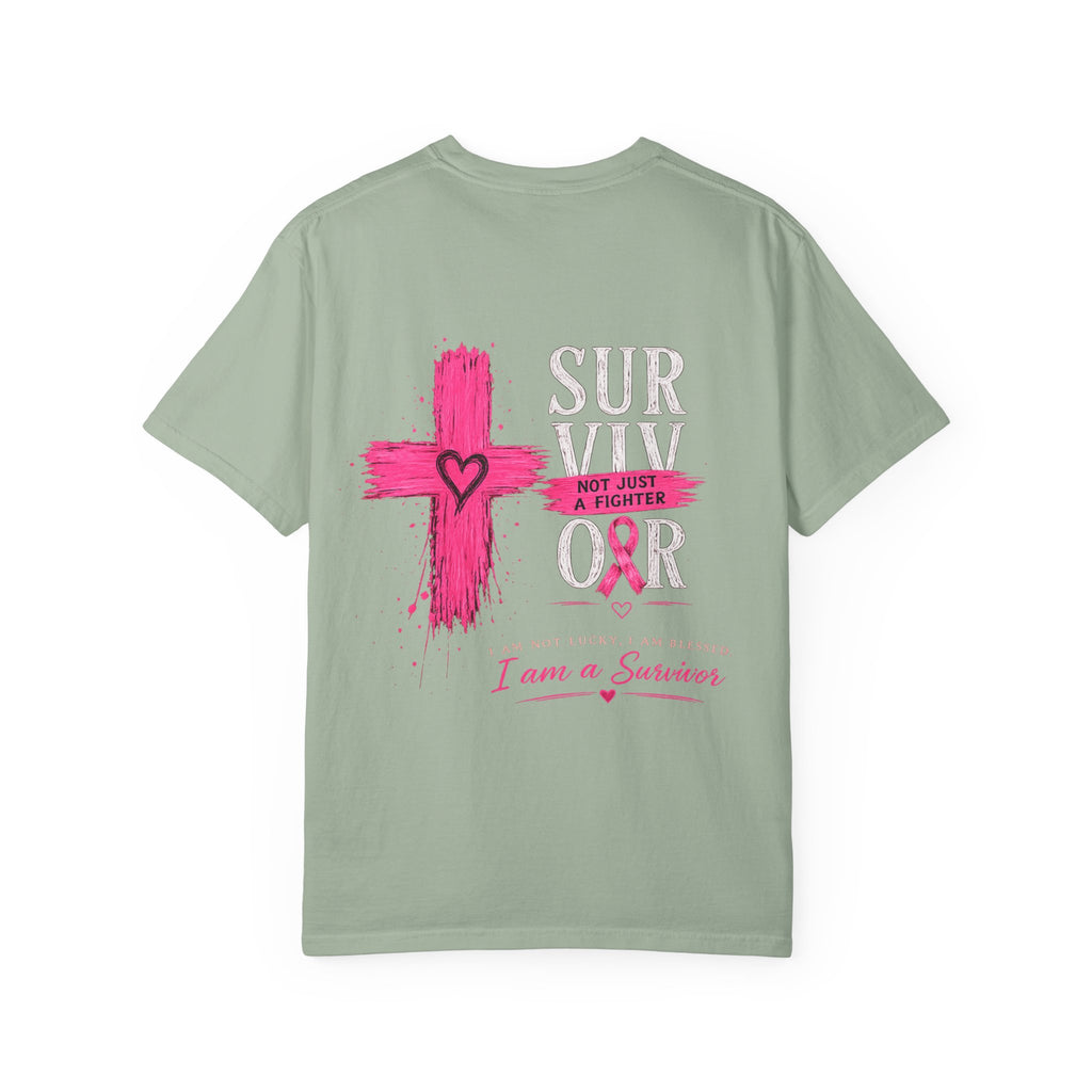 Breast Cancer Survivor T-Shirt — 'Survivor' Pink Ribbon Awareness Tee
