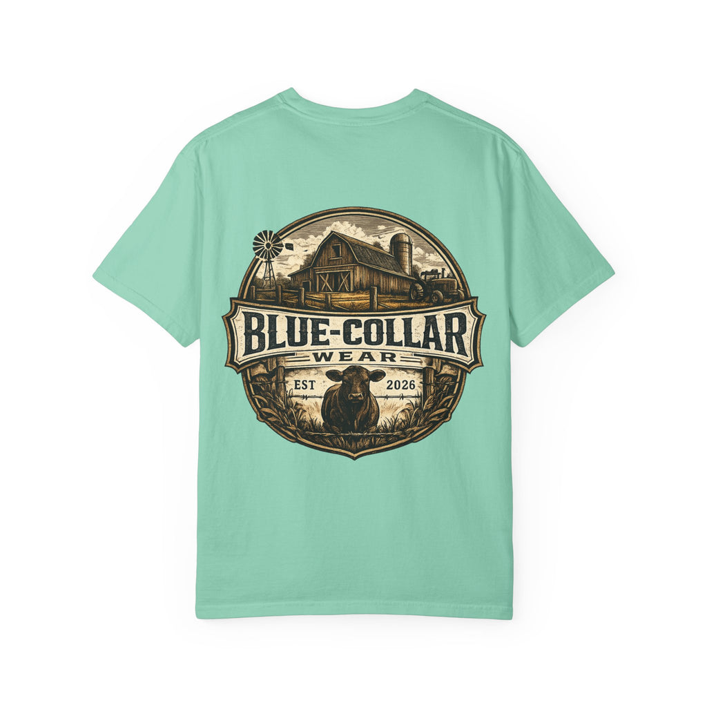 Blue-Collar Wear T-Shirt — RANCHER Workwear Tee (Est. 2026)