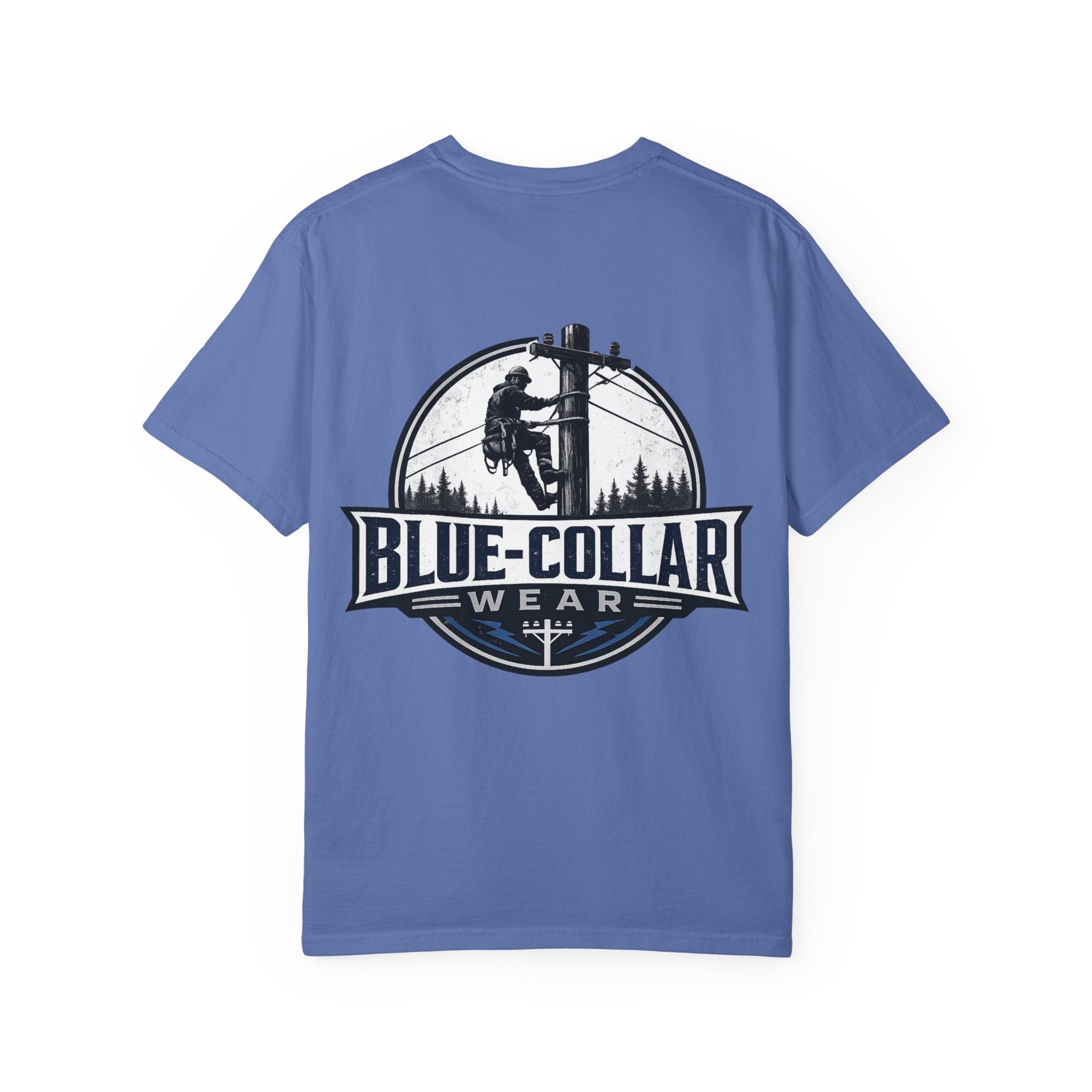 Blue-Collar Wear T-Shirt — Lineman Utility Work Tee