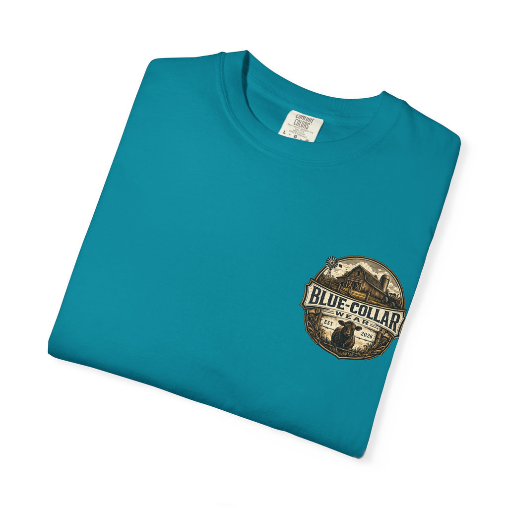 Blue-Collar Wear T-Shirt — RANCHER Workwear Tee (Est. 2026)