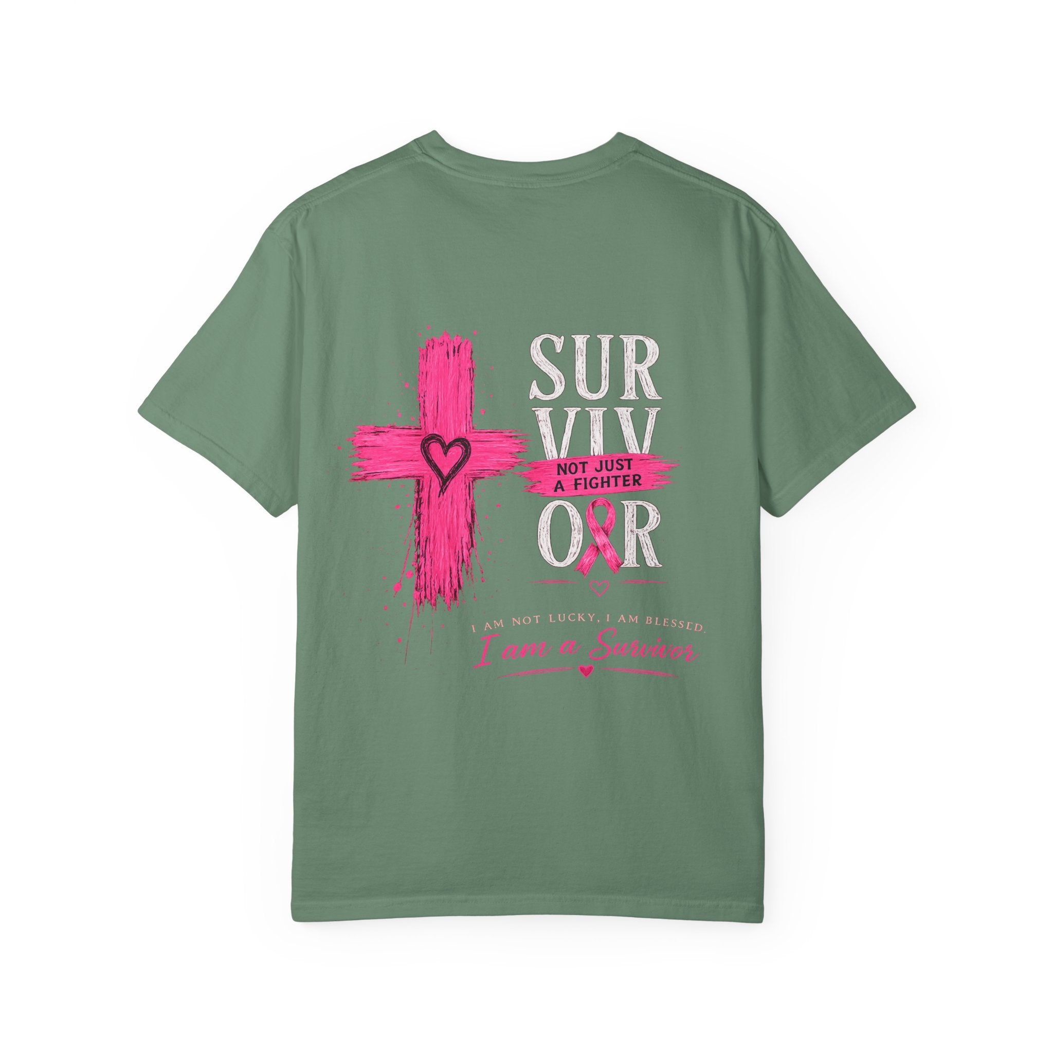 Breast Cancer Survivor T-Shirt — 'Survivor' Pink Ribbon Awareness Tee