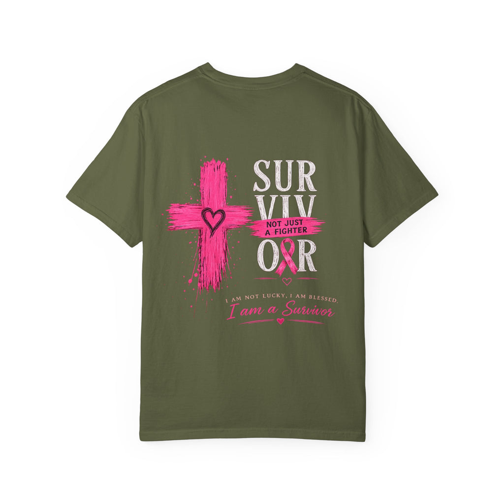 Breast Cancer Survivor T-Shirt — 'Survivor' Pink Ribbon Awareness Tee