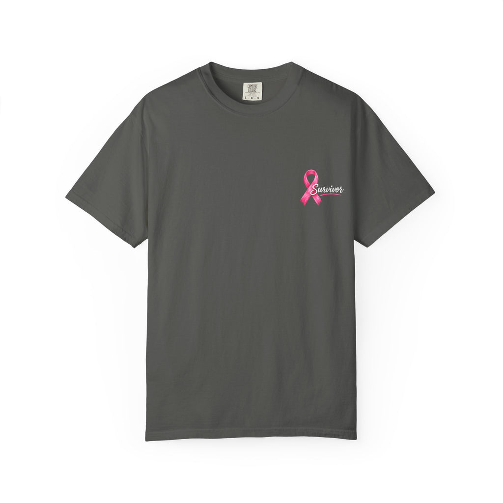 Breast Cancer Survivor T-Shirt — 'Survivor' Pink Ribbon Awareness Tee