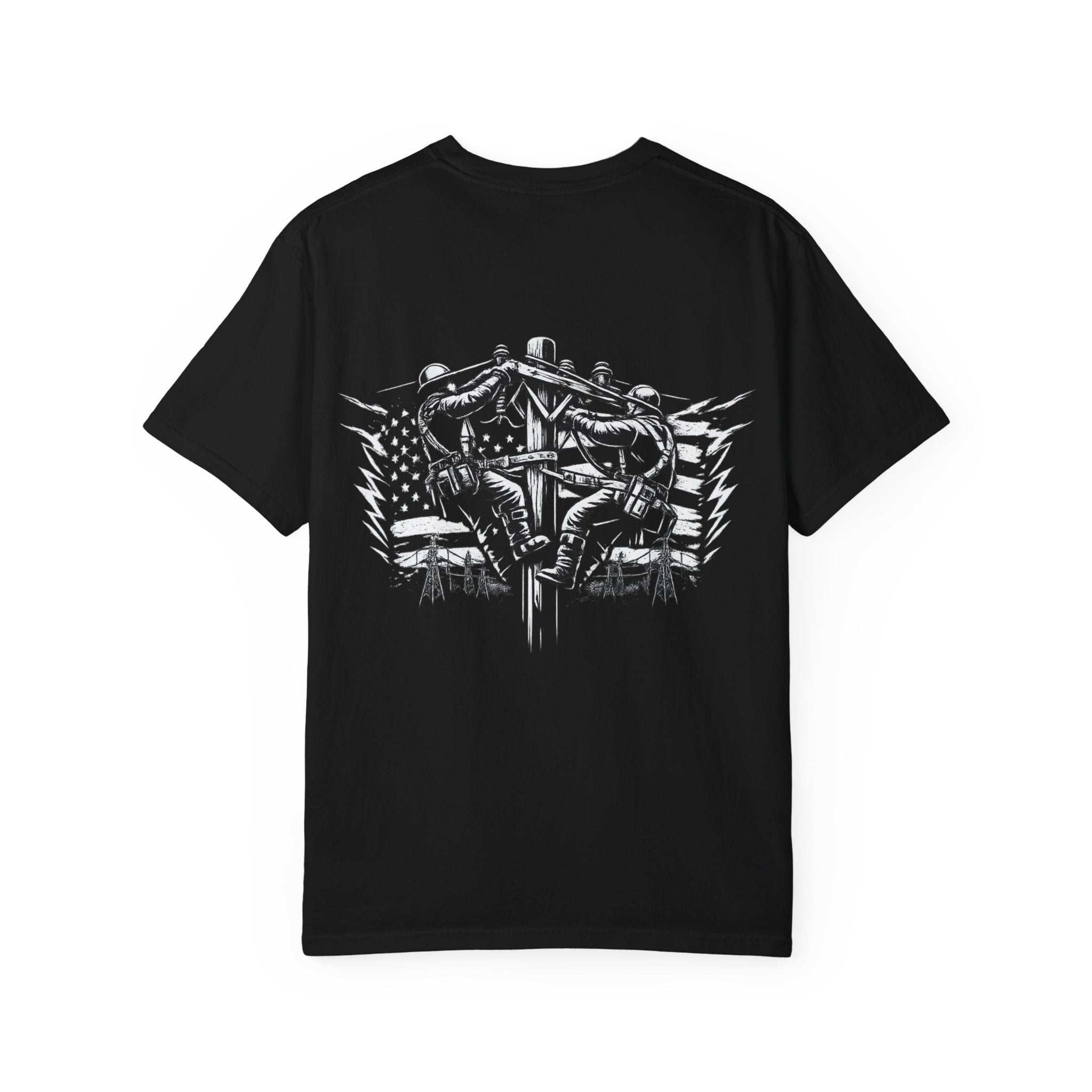 Lineman Crew Graphic T-Shirt — Powerline Workers Tribute Tee
