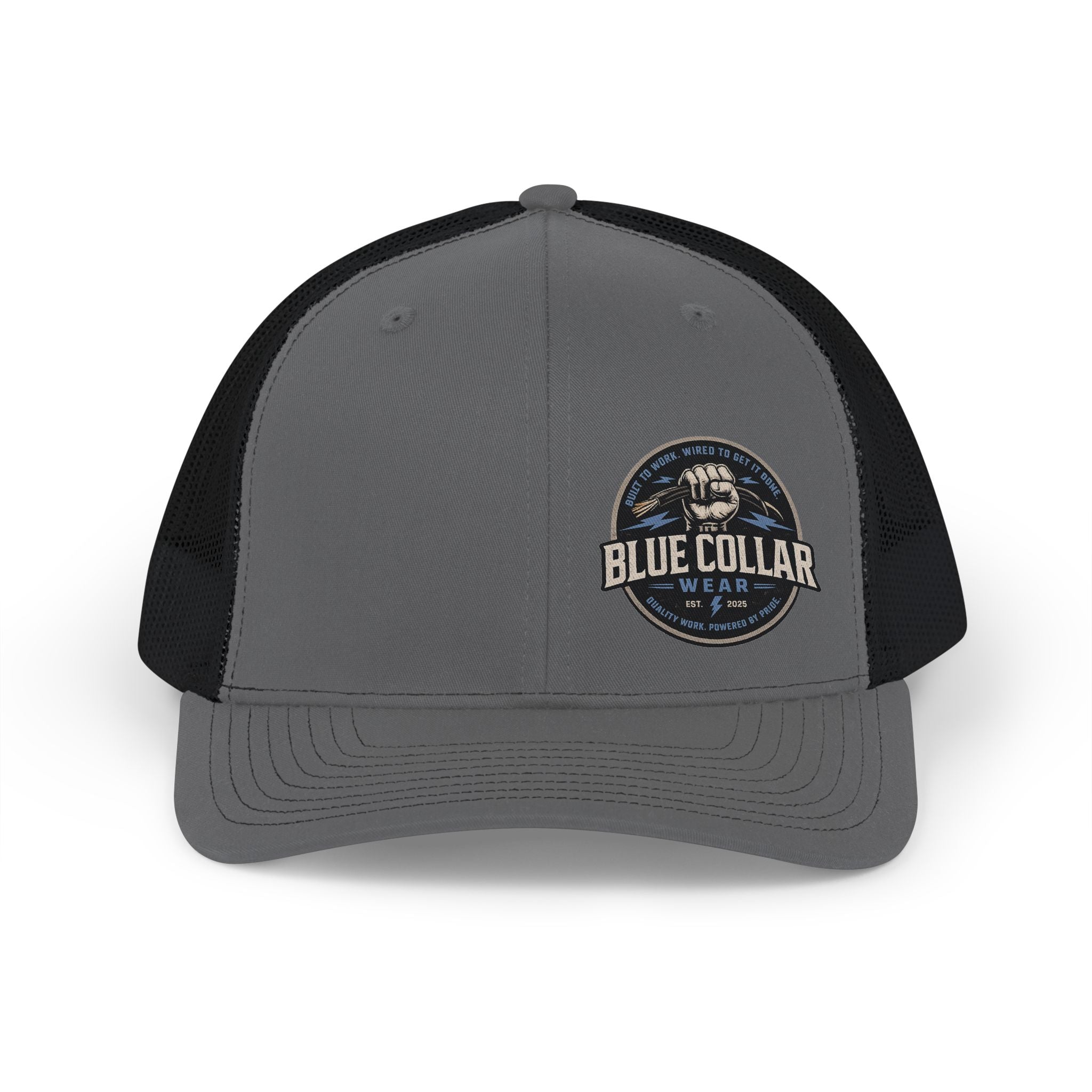 Blue Collar Trucker Cap – Retro Workwear Snapback Hat