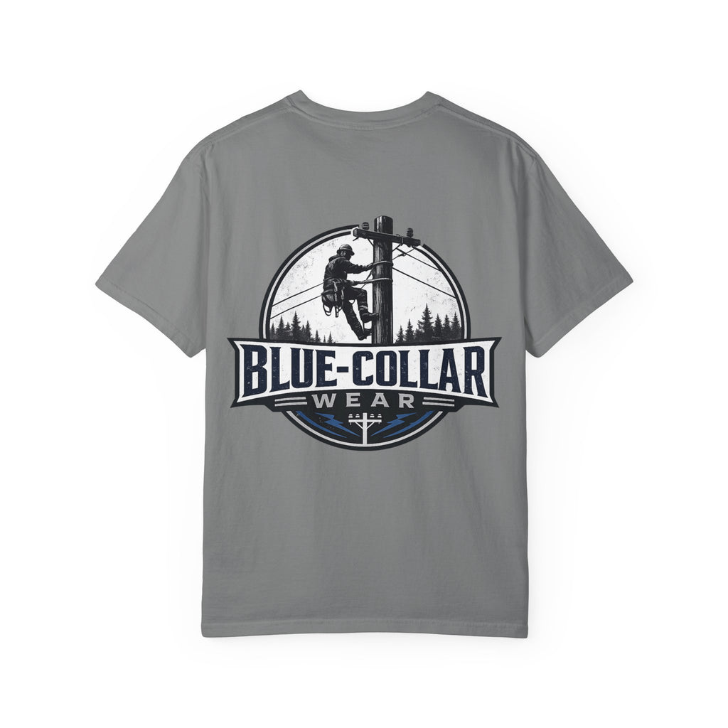 Blue-Collar Wear T-Shirt — Lineman Utility Work Tee