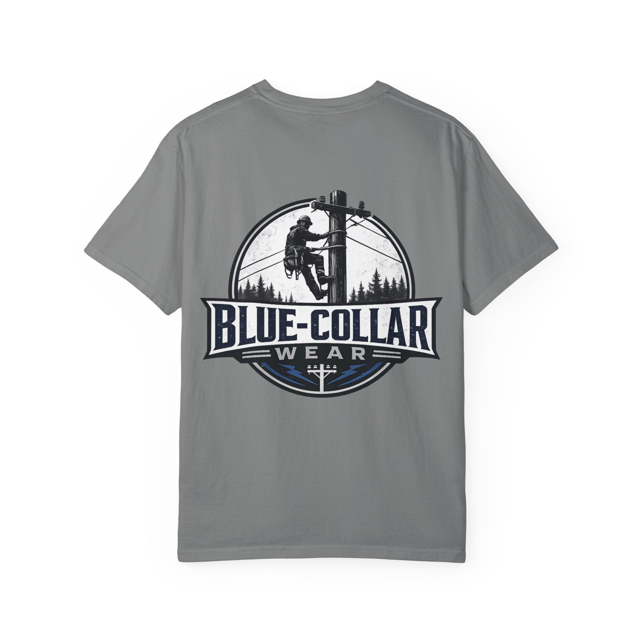 Blue-Collar Wear T-Shirt — Lineman Utility Work Tee