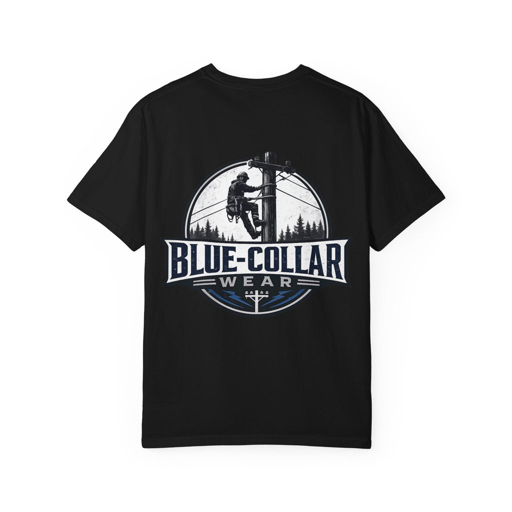 Blue-Collar Wear T-Shirt — Lineman Utility Work Tee