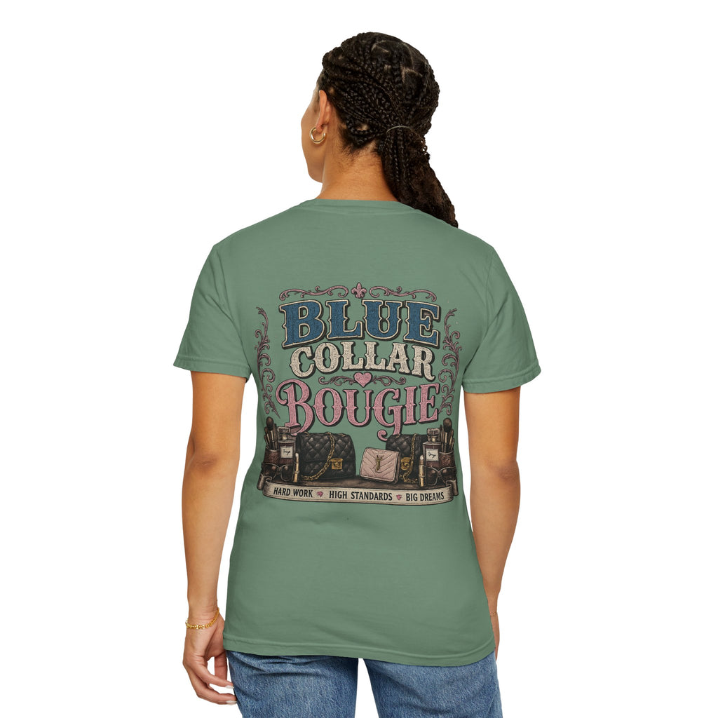 Blue Collar Bougie T-Shirt — Workwear Vintage Graphic Tee