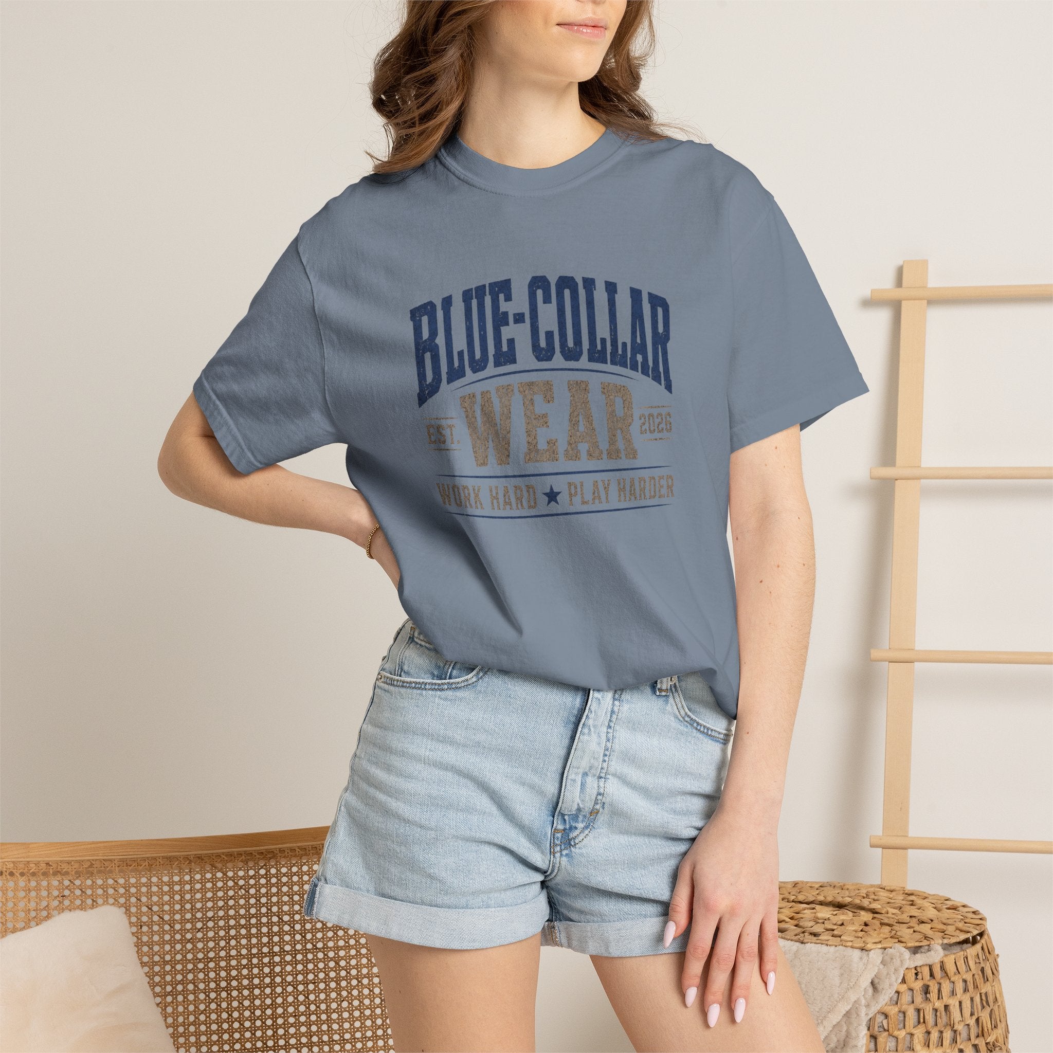 Blue-Collar Wear "Lord Just Get Us Through Hell Week" Work T-Shirt