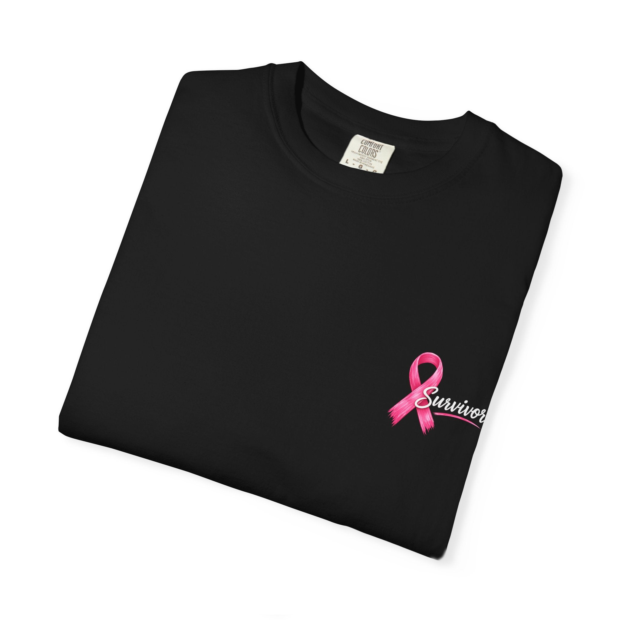 Breast Cancer Survivor T-Shirt — 'Survivor' Pink Ribbon Awareness Tee