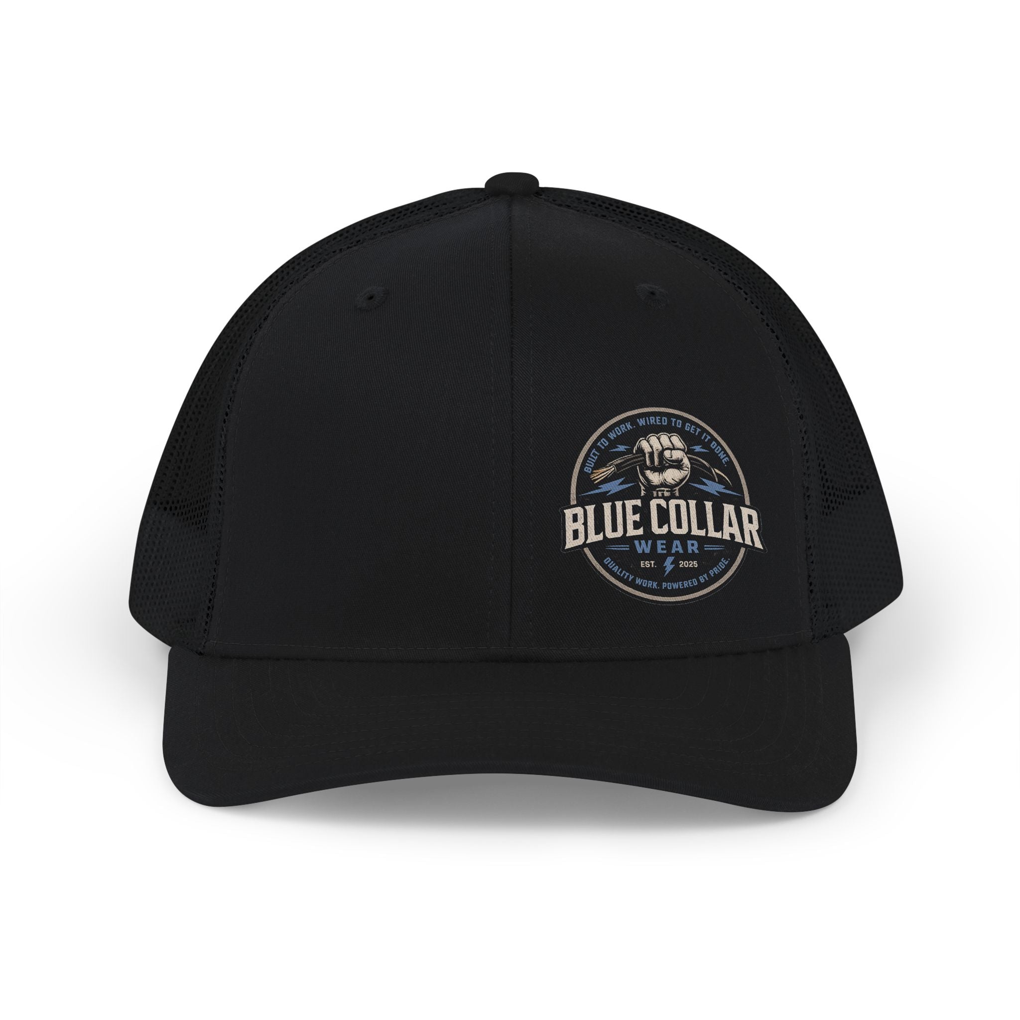 Blue Collar Trucker Cap – Retro Workwear Snapback Hat