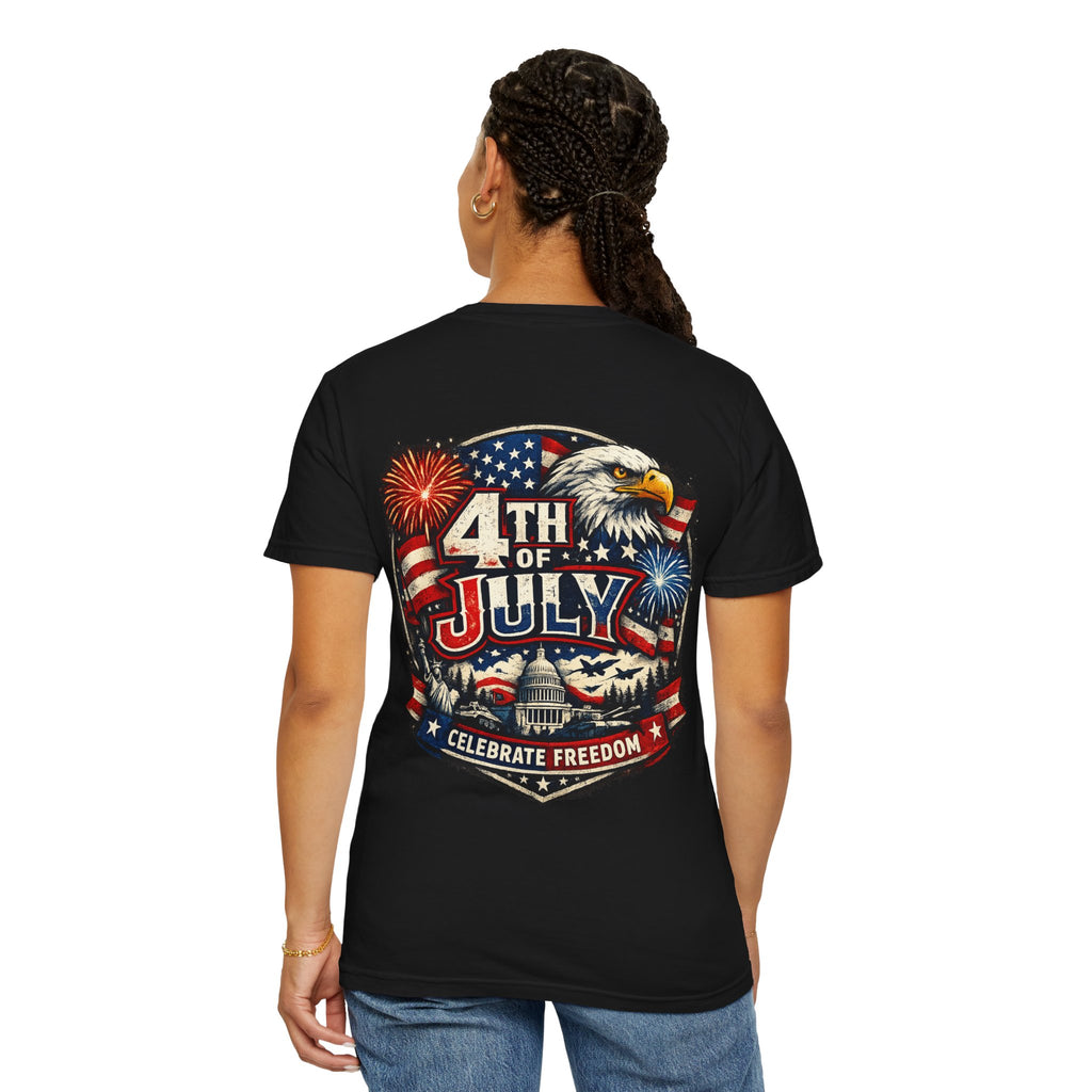 4th of July Eagle T-Shirt — Celebrate Freedom Patriotic Tee