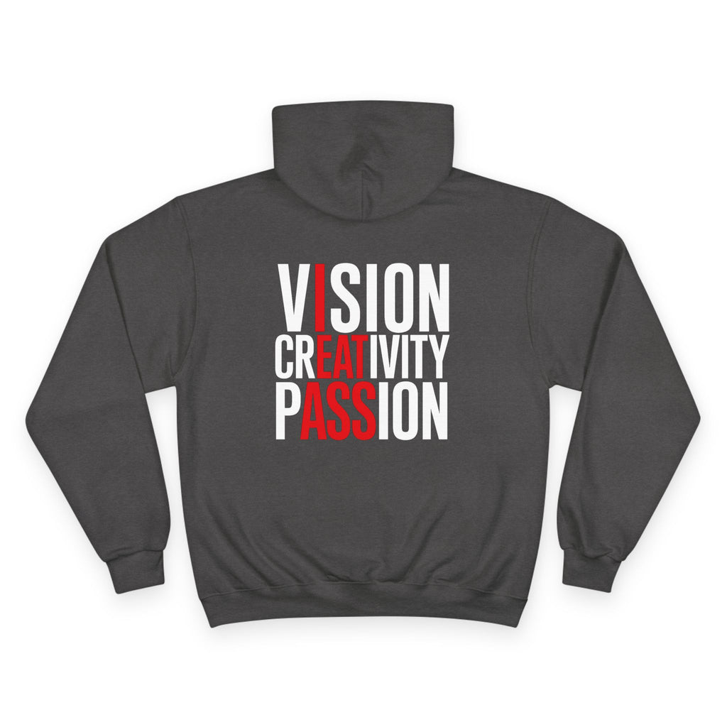 Vision Creativity Passion Hoodie – Motivational Champion Pullover