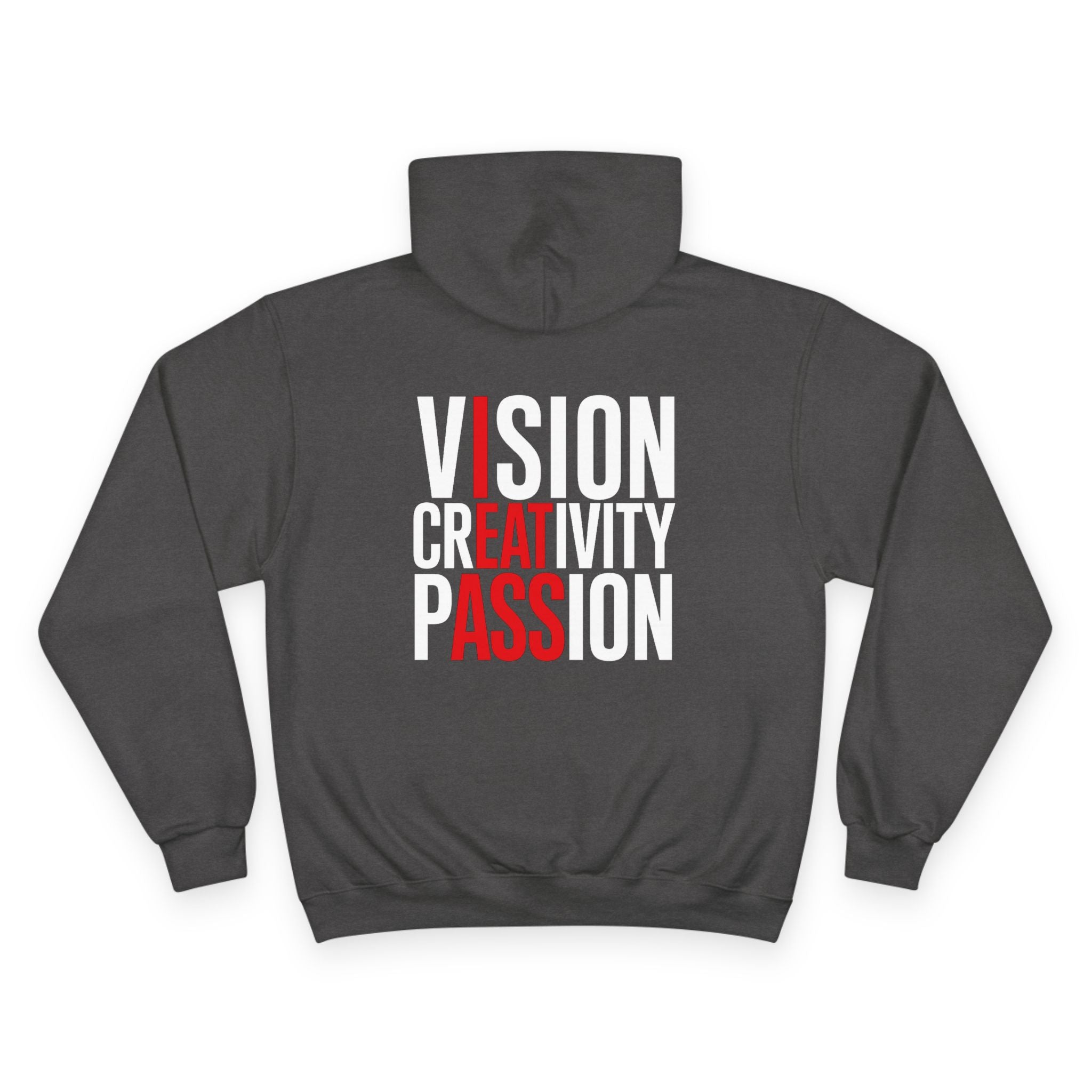 Vision Creativity Passion Hoodie – Motivational Champion Pullover