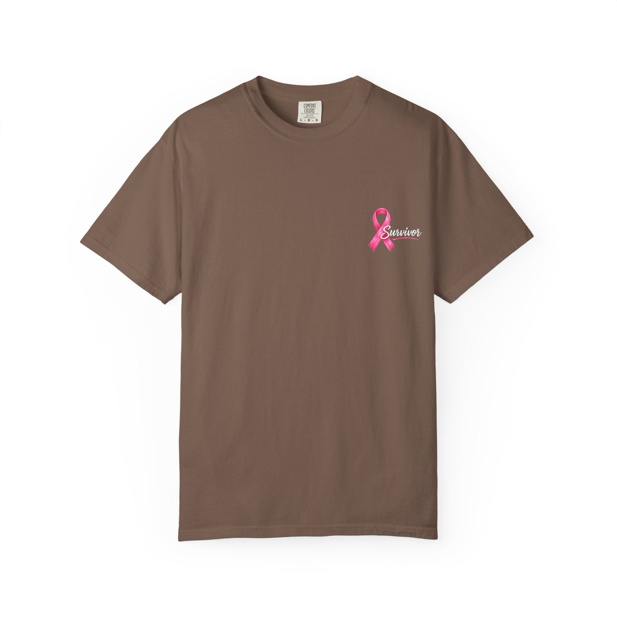 Breast Cancer Survivor T-Shirt — 'Survivor' Pink Ribbon Awareness Tee