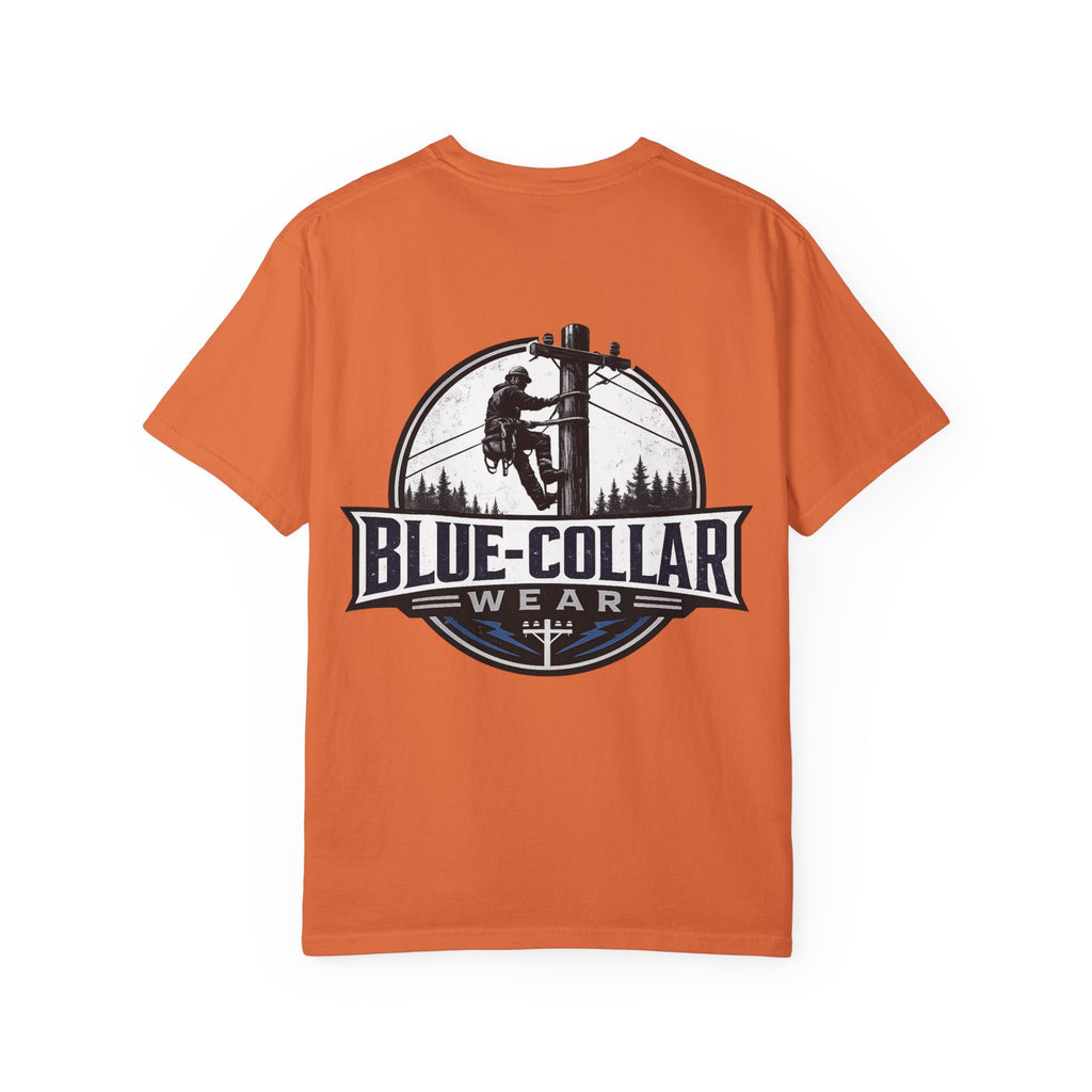 Blue-Collar Wear T-Shirt — Lineman Utility Work Tee