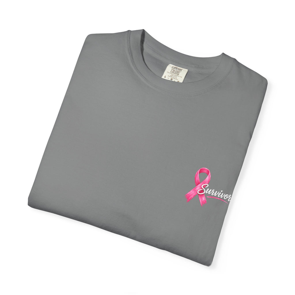 Breast Cancer Survivor T-Shirt — 'Survivor' Pink Ribbon Awareness Tee