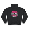 Badass Blue Collar Wife Hoodie — Patriotic Blue-Collar Wife Pullover