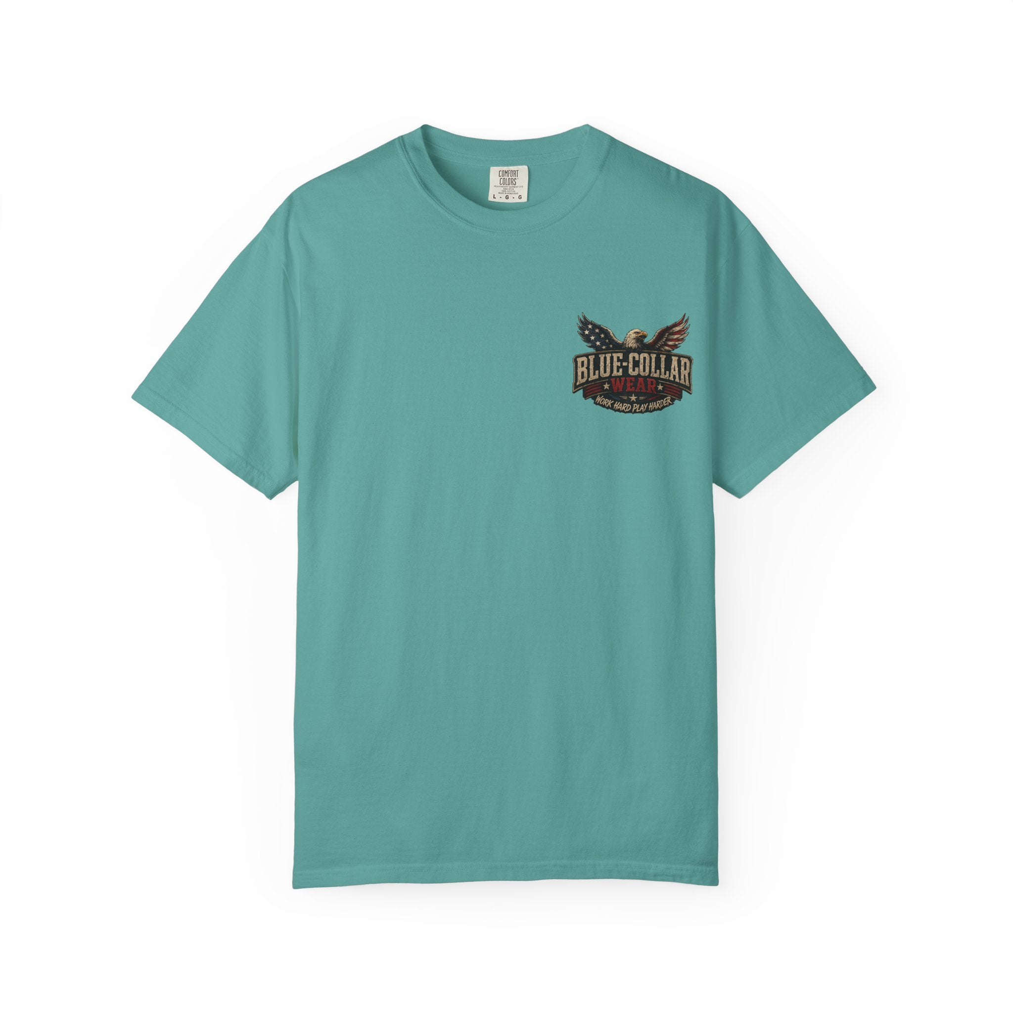 Patriotic 'America Land of the Free' T-Shirt — Eagle & Flag Graphic