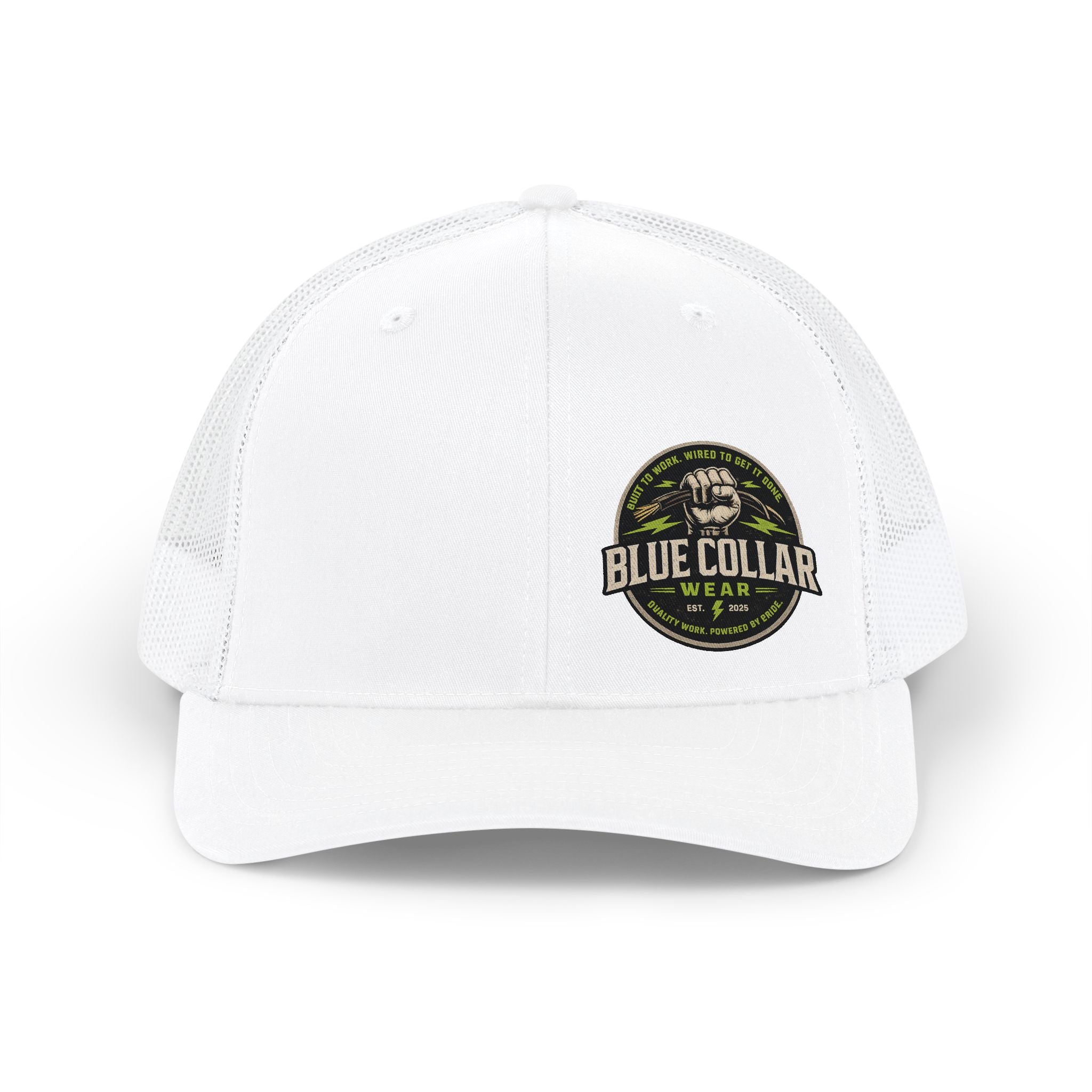 Blue Collar Trucker Cap — Vintage Workwear Snapback Hat