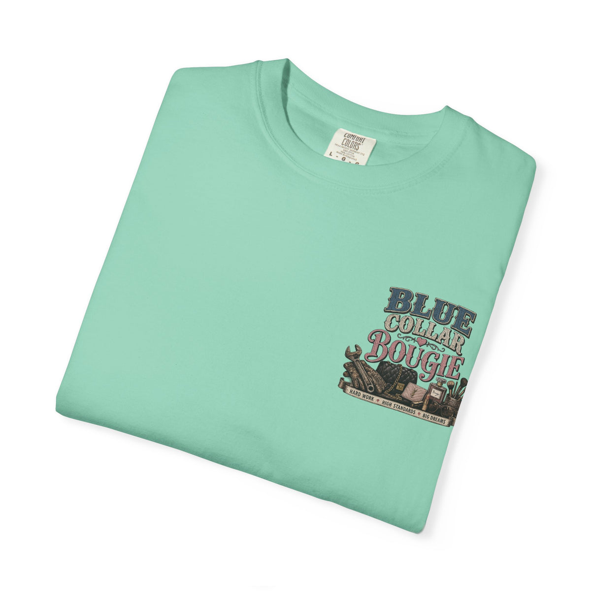 Blue Collar Bougie T-Shirt — Workwear Vintage Graphic Tee