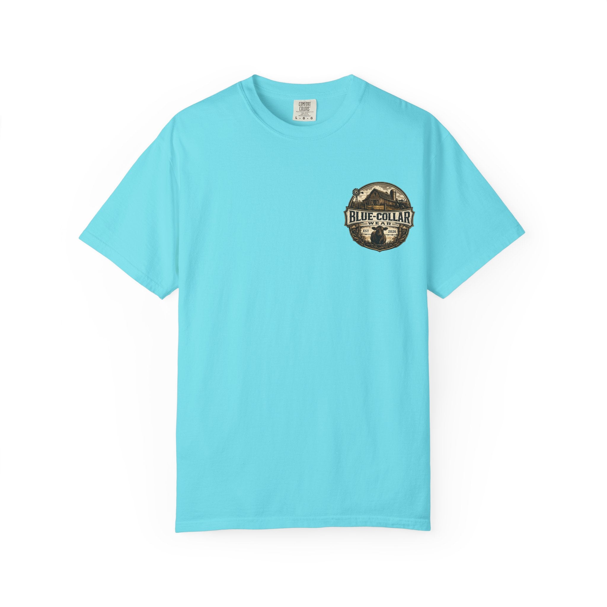 Blue-Collar Wear T-Shirt — RANCHER Workwear Tee (Est. 2026)