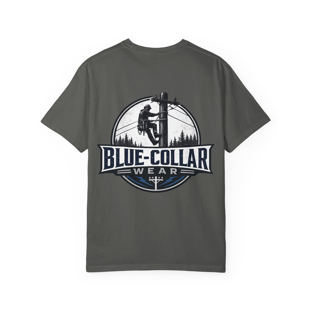 Blue-Collar Wear T-Shirt — Lineman Utility Work Tee
