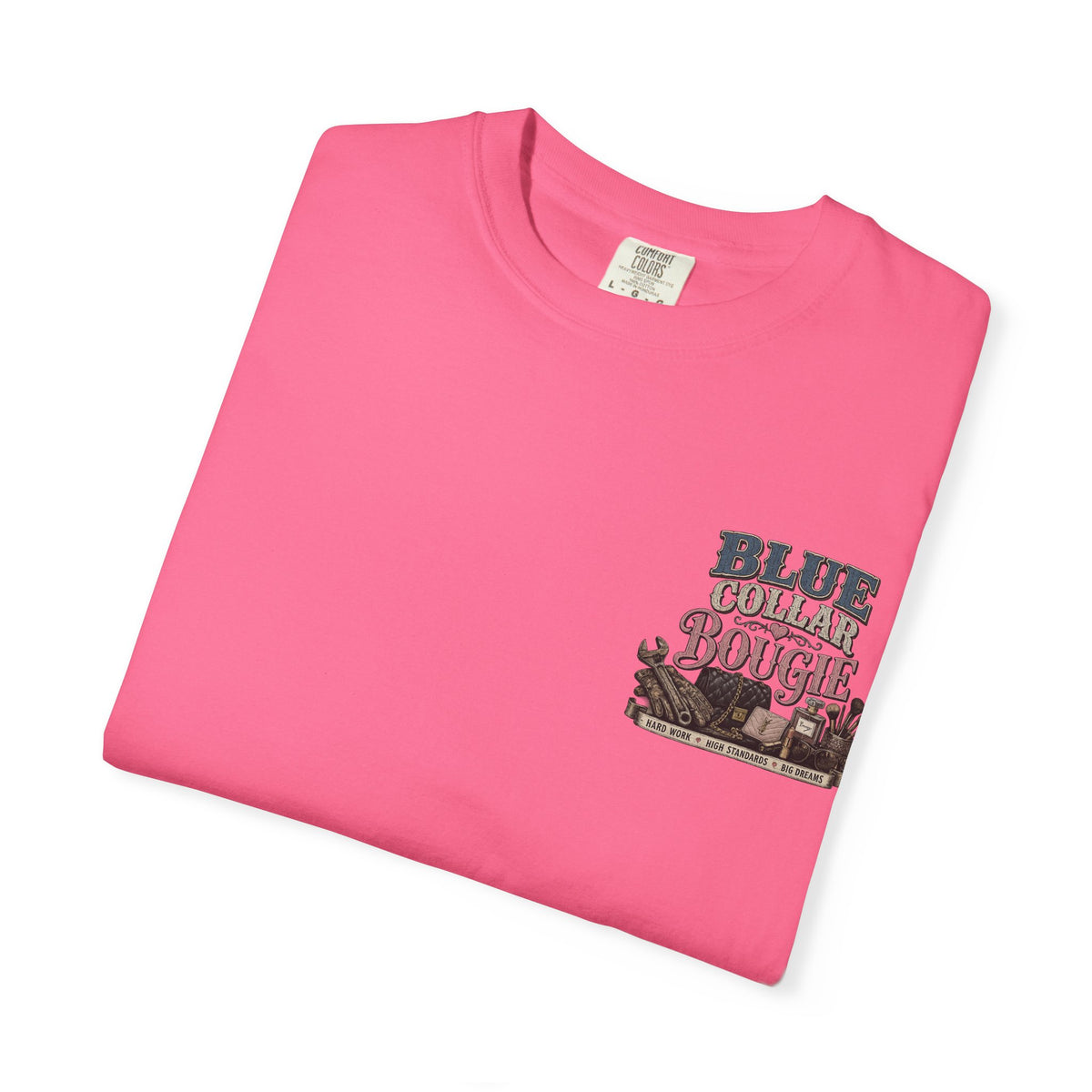 Blue Collar Bougie T-Shirt — Workwear Vintage Graphic Tee