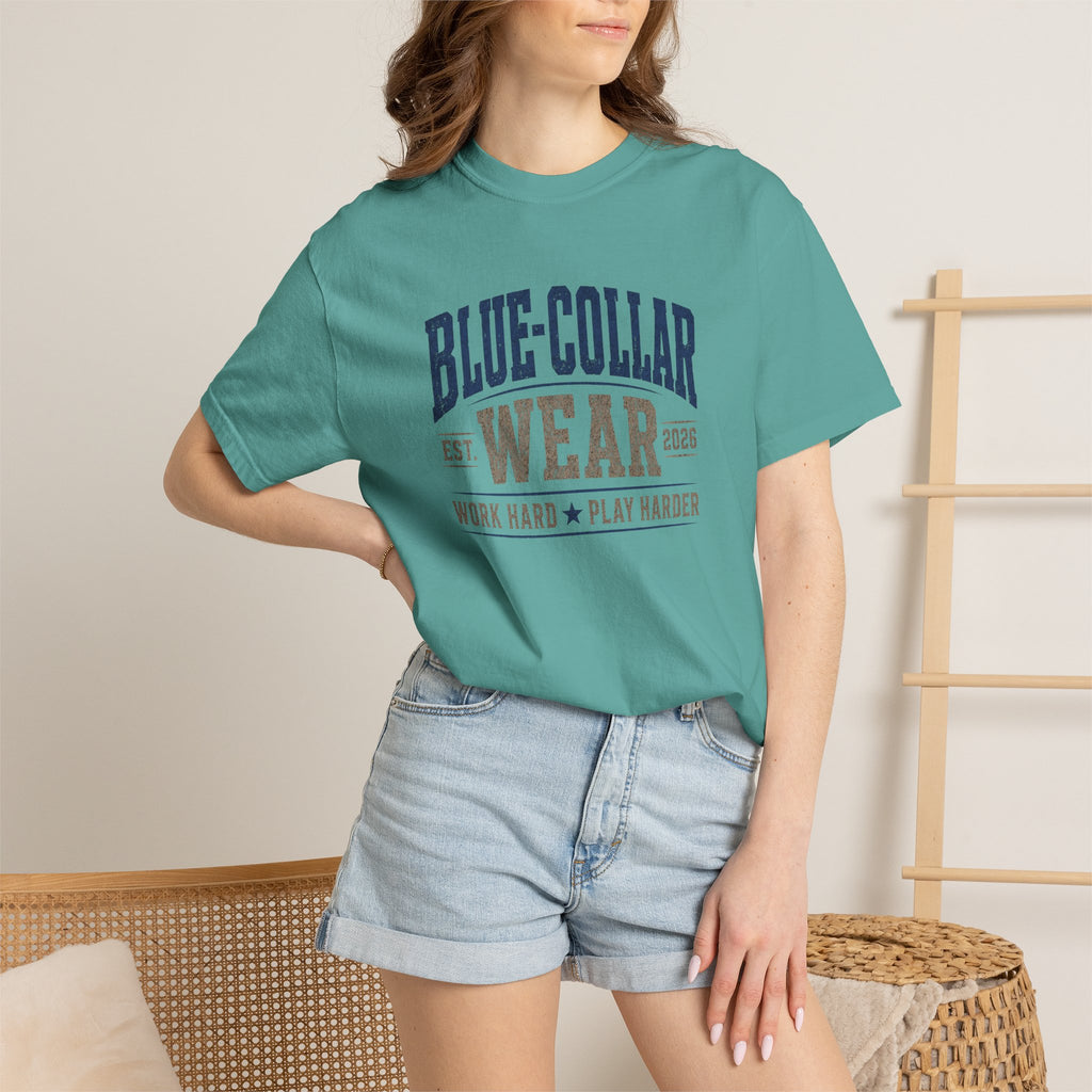 Blue-Collar Wear "Lord Just Get Us Through Hell Week" Work T-Shirt