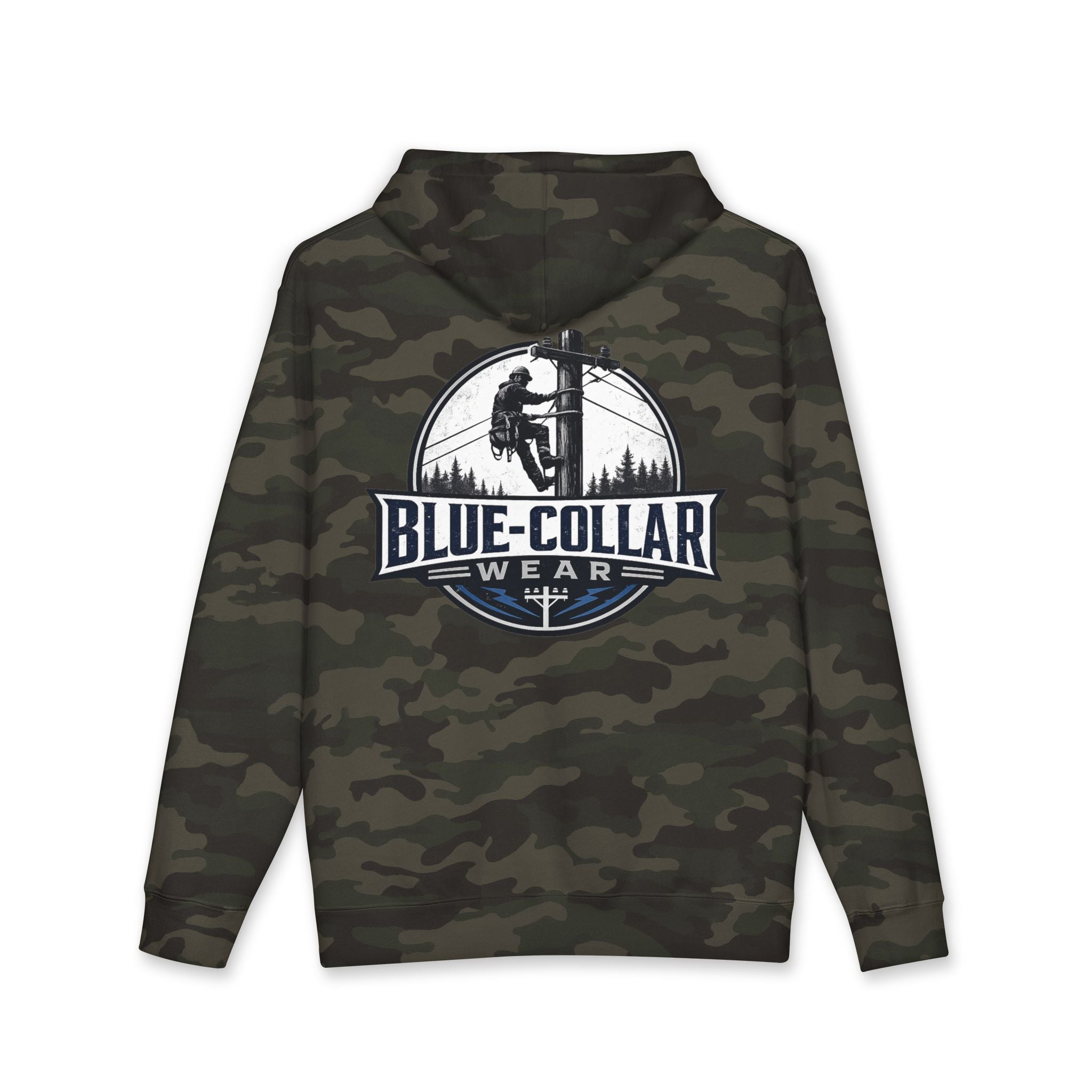 Blue-Collar Wear Hoodie — Lineman Workwear Pullover
