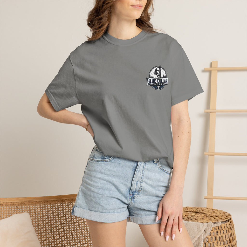 Blue-Collar Wear T-Shirt — Lineman Utility Work Tee